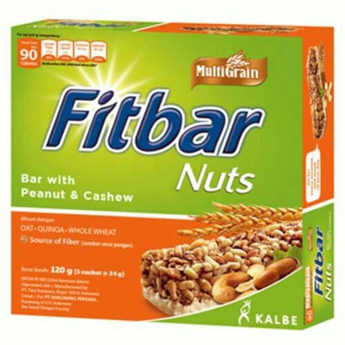 Gambar Fitbar Nuts Multigrain Sumber Serat Pangan - Isi 5 Sachet 24gr dari teripang-gamat undefined Tokopedia