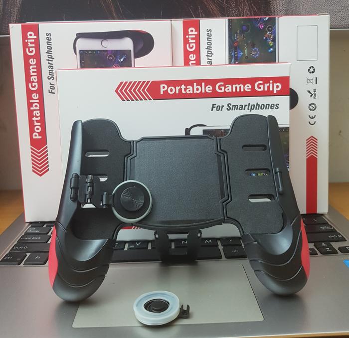 Gambar Game Grip Stand Portable | Joystick Game For Smartphone-Original-Hitam dari SUGIT CELL undefined Tokopedia