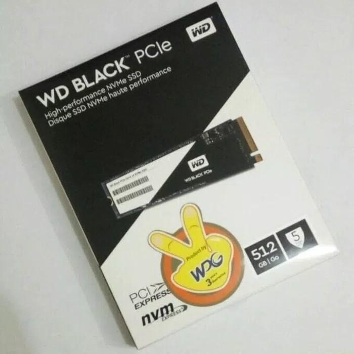 Jual WD 512GB SSD Black 2280 Internal Kota Bekasi Raja