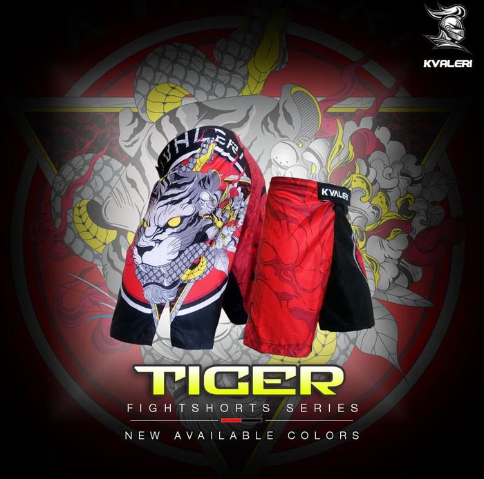 Gambar KVALERI Tiger Fightshorts - L dari ELITE MMA SHOP undefined Tokopedia