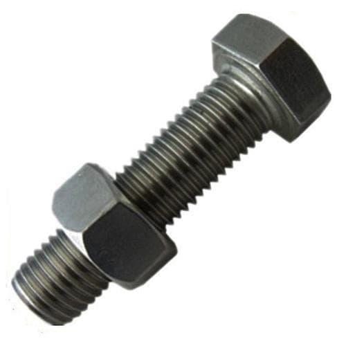 Gambar BAUT MUR HEXAGONAL 5/8" X 2,5 INCI ISI 10 PCS PER PACK / HEX BOLT NUT dari Indo Builder undefined Tokopedia