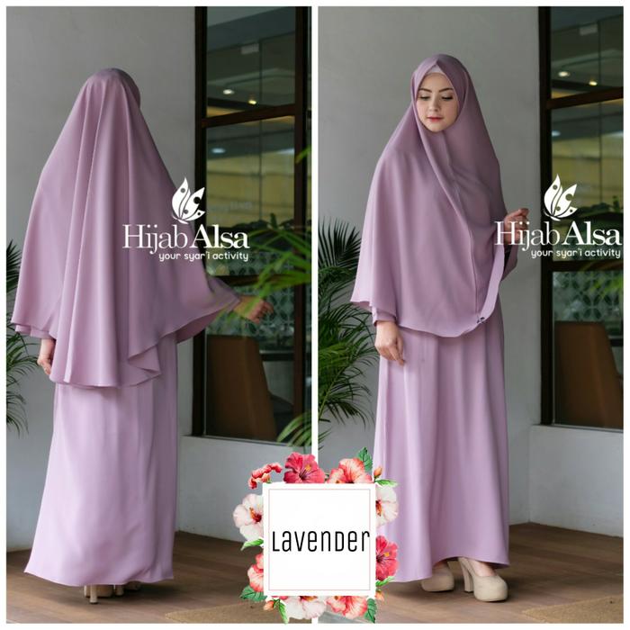 Jual Hijab Alsa Gamis Mafaza Size XL Gamis Syari Dress Muslim Baju