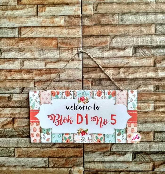 Gambar Home Decor l Hiasan Dekorasi Rumah Shabby: Nomor Rumah 44 dari ai_decor undefined Tokopedia