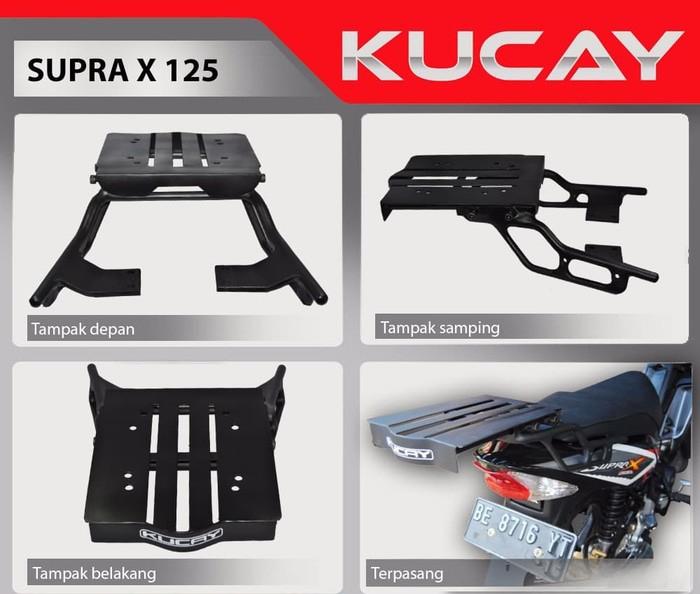 Jual DUDUKAN BOX BRACKET BREKET GESER KUCAY HONDA SUPRA X 125 LAMA ...