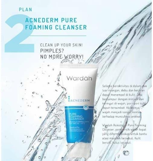 Gambar Wardah Acnederm Acne Derm Pure Foaming Cleanser dari Mamay abadi undefined Tokopedia