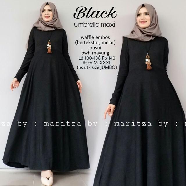 Jual black umbrella maxi - Kota Depok 