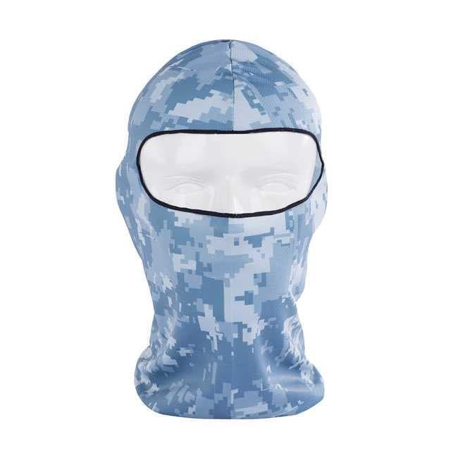 Gambar Facekini balaclava masker Renang motor sepeda hiking gunung Topeng - Blue Army dari dbidzi undefined Tokopedia