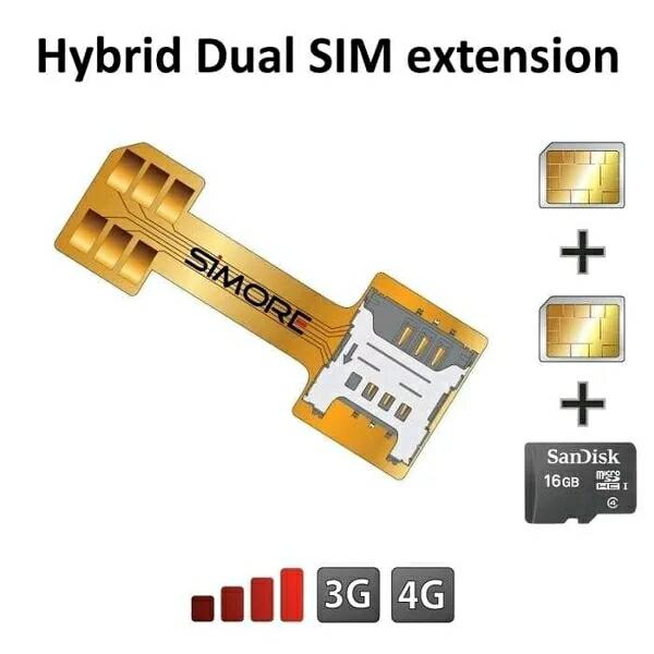 hybrid dual sim extension alat buat micro nano sim dan micro sd da di  Azra Kids Clothing Tokopedia