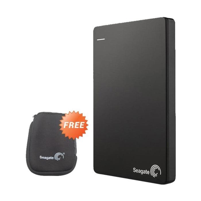 Gambar Seagate Backup Plus Slim HardDisk 1TB - Black-Resmi dari Top Tech Comp undefined Tokopedia