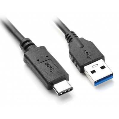 5ft USB 3.1 Type-C Male to Type-C Male Cable 10G 5A Black 5ft USB 3.1 Type-C Male to Type-C Male Cable 10G 5A Black