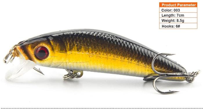 Gambar umpan mancing ikan fishing lure minnow 7cm dari me and mom jimbaran undefined Tokopedia
