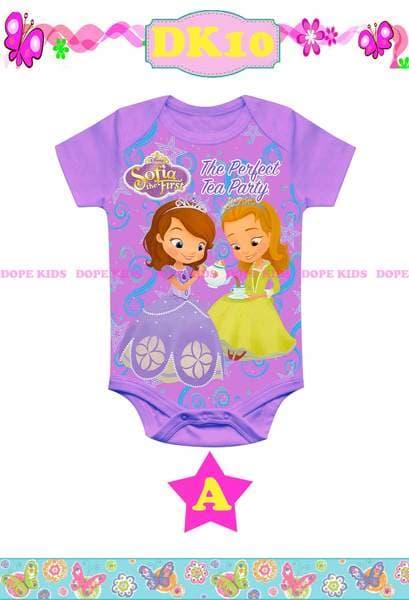 Gambar (3-18 bulan) DK 10 A Romper Bayi Dope Kids Sofia the First dari LittleSarah Babykidshop undefined Tokopedia