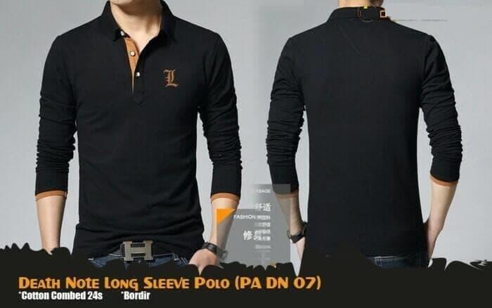 Kaos Anime Polo Death note Long Sleeve 