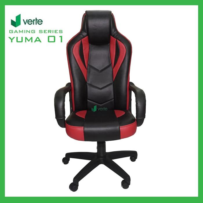 Gambar Kursi Gaming Verte Yuma 01 Free Ongkir JABODETABEK - Merah dari Simpati Furniture undefined Tokopedia