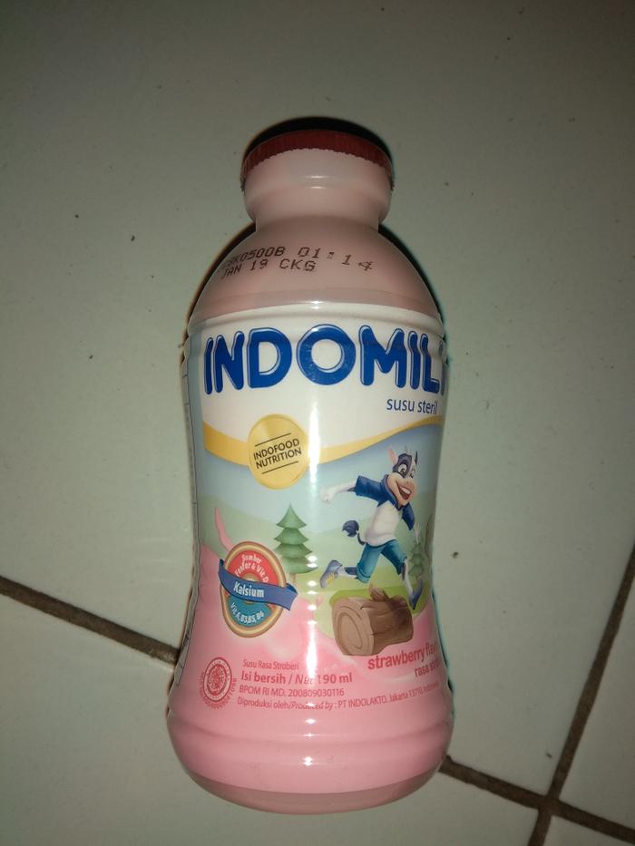 Gambar INDOMILK botol 190ml coklat - Stroberi dari bej Mandiri Shop undefined Tokopedia
