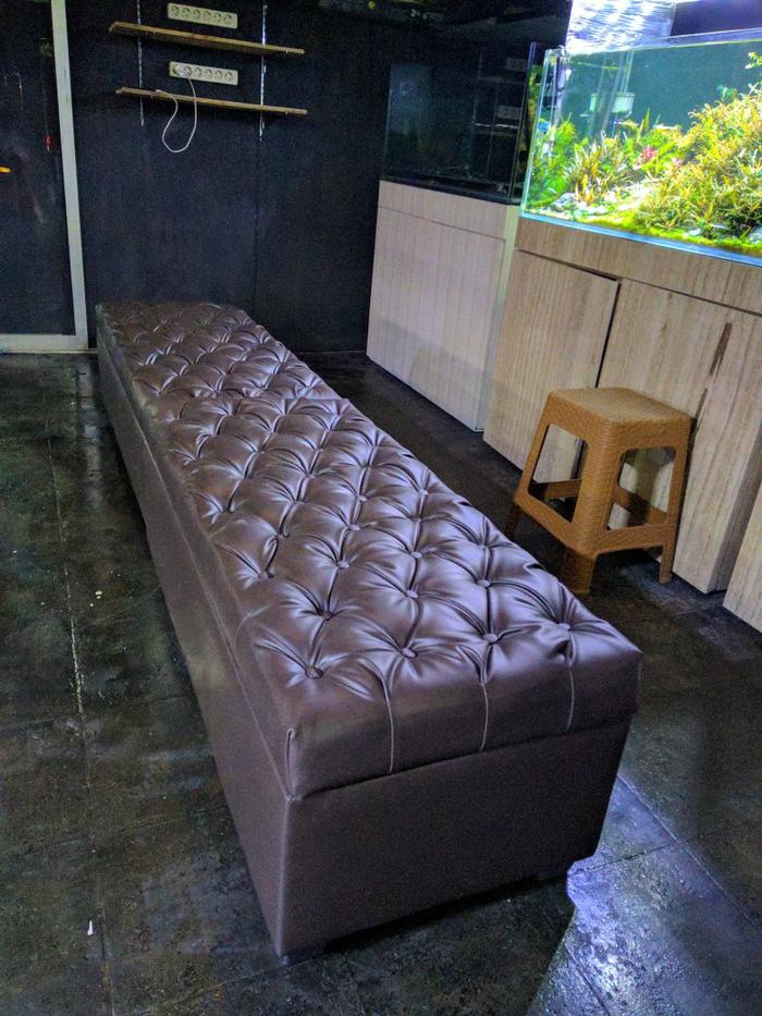 Gambar Sofa puff storage box stool 120*50*45cm dari Emmanuel Jaya Furniture undefined Tokopedia