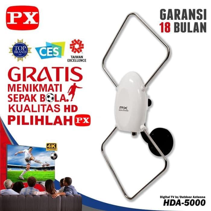 Gambar PX HDA-5000 ANTENA DALAM / LUAR TV DIGITAL LED INDOOR DVBT2 HDA 5000 dari Frederik.Shop undefined Tokopedia