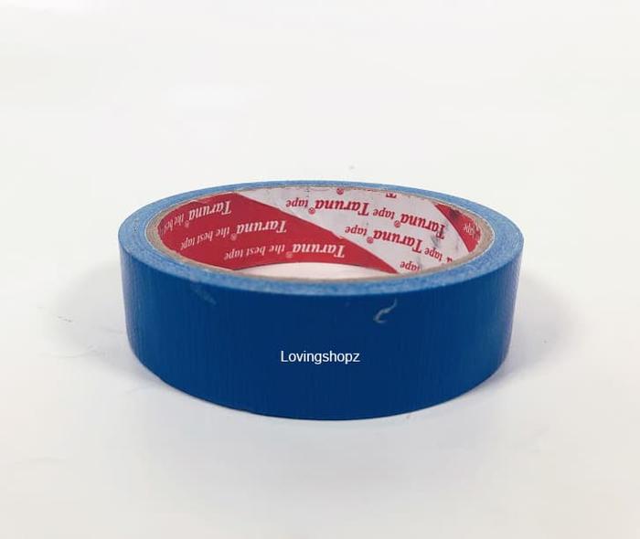 Gambar Lakban Kain Warna Warni 1 inch - Biru dari Tokobukuatk undefined Tokopedia