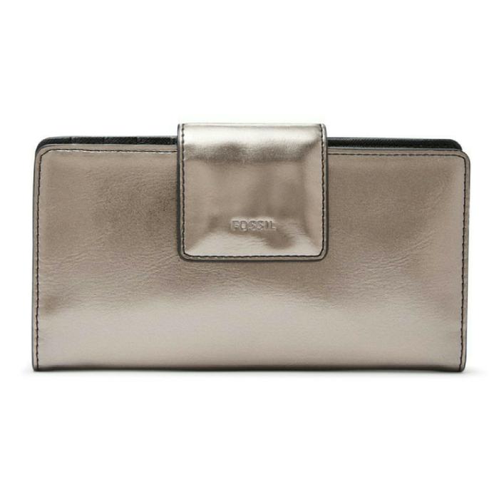 Jual Dompet Wanita Fossil Emma Tab Cluth Pewter Sidoarjo