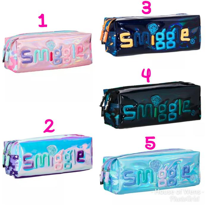 Gambar SMIGGLE NOW YOU SEE ME TWIN ZIP PENCIL CASE - TEMPAT PENSIL SMIGGLE - Navy dari HOUSE OF WENS undefined Tokopedia