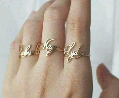 Jual Cincin Ukir Nama Lapis Emas 24k Putih Kab Jepara Perhiasannamaku Tokopedia