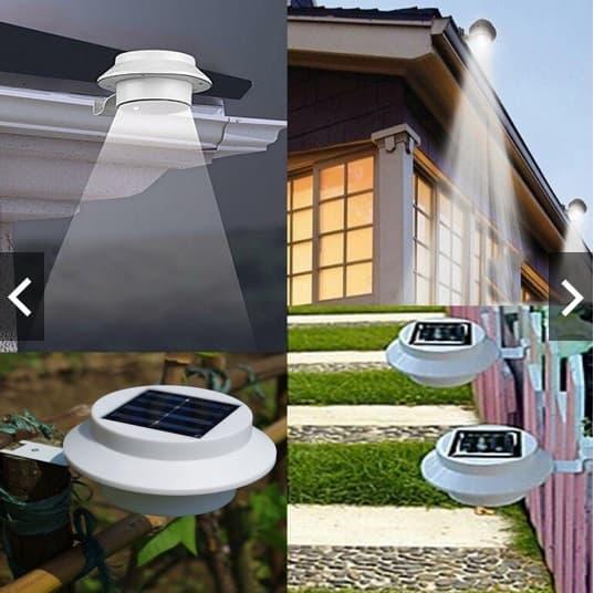 Gambar Lampu Talang Air Tenaga Surya Solar Cell LED Power Pagar Listrik Panel dari Spero Bandung undefined Tokopedia