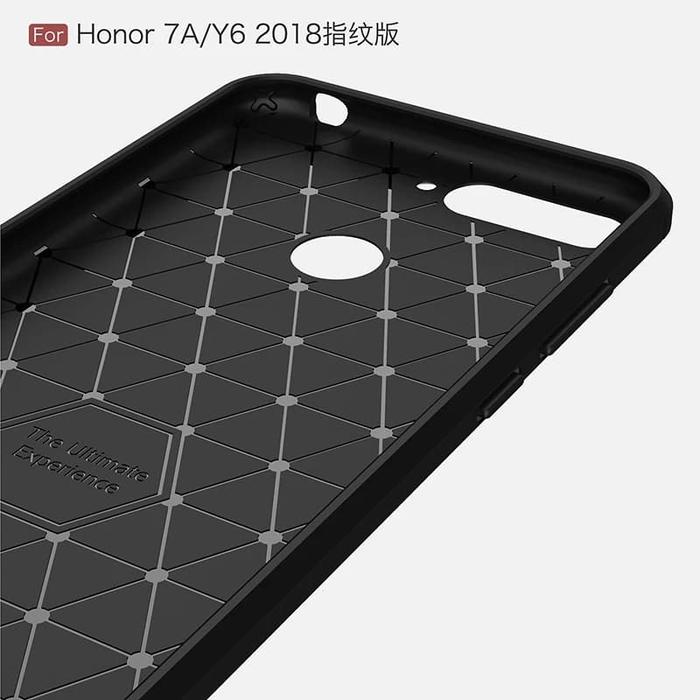 Gambar Case Honor 7A Softcase Brushed Armor - Hitam dari Calvin Acc undefined Tokopedia