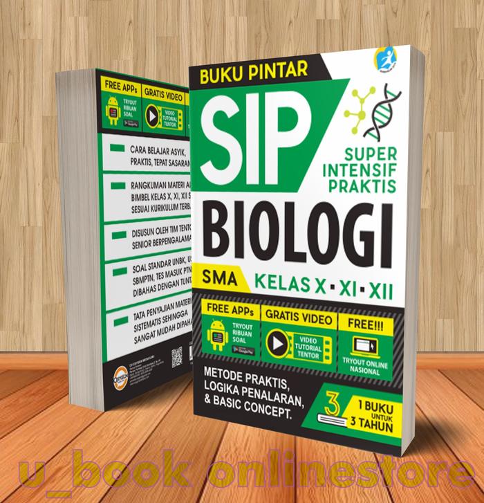 Jual Buku Pintar Sip Biologi Sma Kelas X Xi Xii Rangkuman Materi Soal Kab Bantul U Book U Book Tokopedia