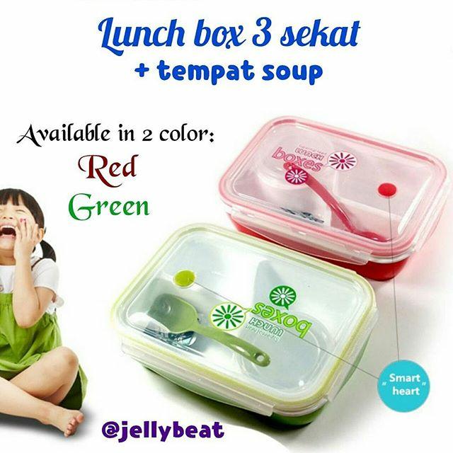 Gambar Lunch box Yooyee tempat kotak makan sekat sup - Hijau muda dari Jellybeat Jkt undefined Tokopedia