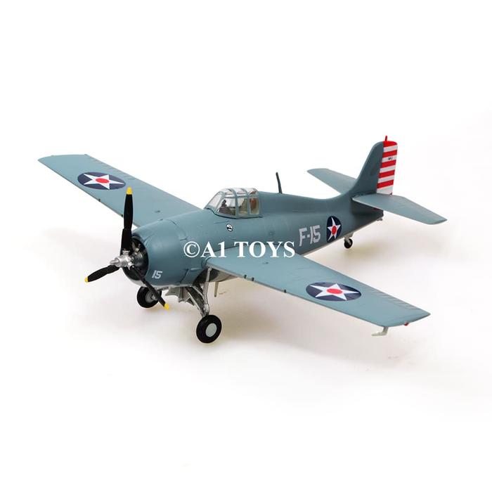 Gambar Miniatur Pesawat F4F-4 Grumman Wildcat VF-3 Easy Model 12 cm 1:72 dari A1 TOYS undefined Tokopedia