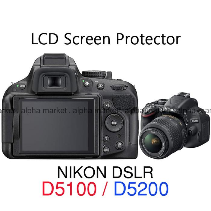 Gambar Anti gores LCD Screen Protector Guard Kamera Nikon DSLR D5100 D5200 dari alphamarket.bdg undefined Tokopedia