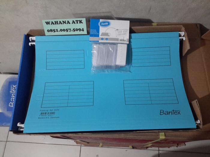 Gambar Bantex map gantung folio 3470 / bantex suspension file - 25 pc - Biru dari Wahana ATK undefined Tokopedia