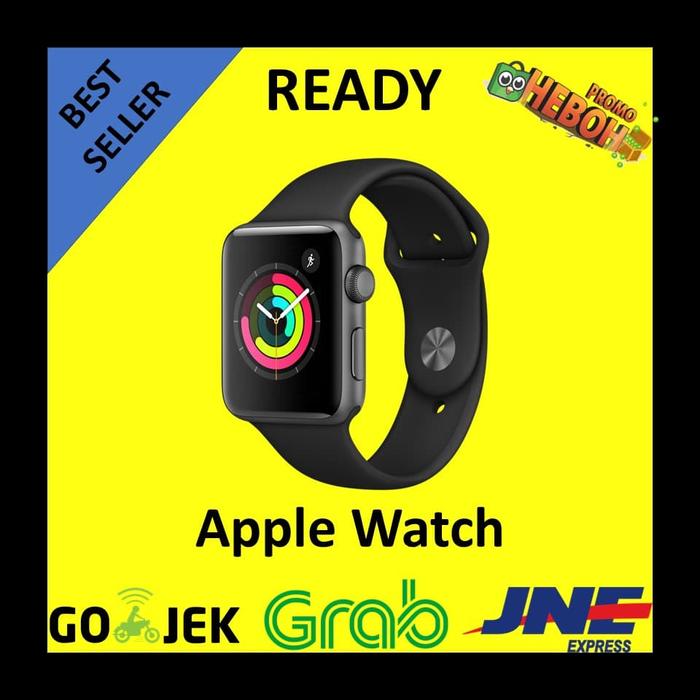 Apple Watch Series 3 42mm GPS + Cellular Space Gray Aluminum Case Black  Sport Band 3D model - Electronics on Hum3D