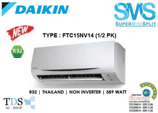 Jual Ac Daikin Ftc15nv14 Standard Thailand 1 2 Pk R32 Jakarta Barat Tds Ac Shop 