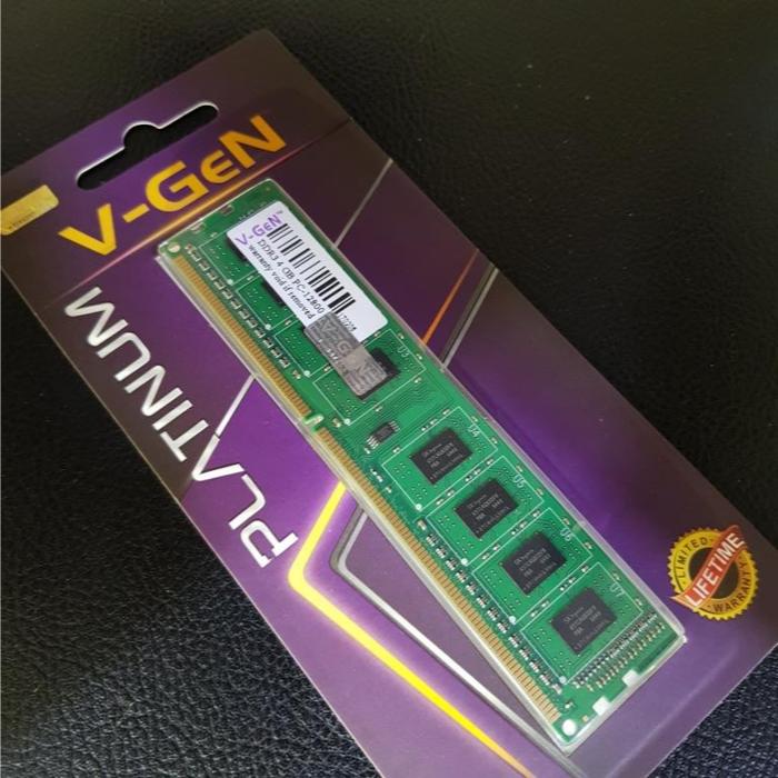 Jual DDR3 4GB PC-12800/1600Mhz RAM PC/Komputer V-GeN Longdimm
