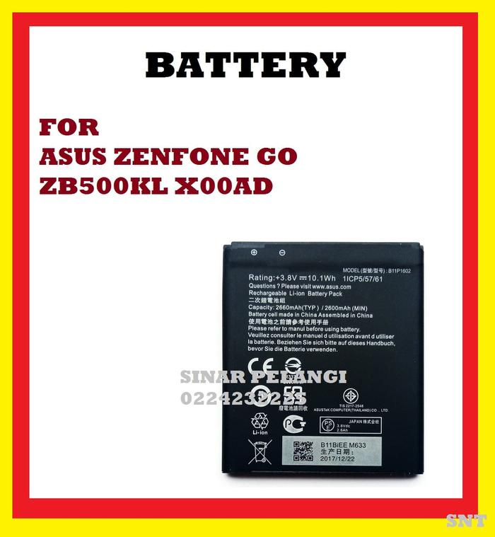 Jual Batre Battery Asus Zenfone Go Zb500kl 5 Inch X00ad B11p1602 907690 Kota Bandung Regenboog Tokopedia
