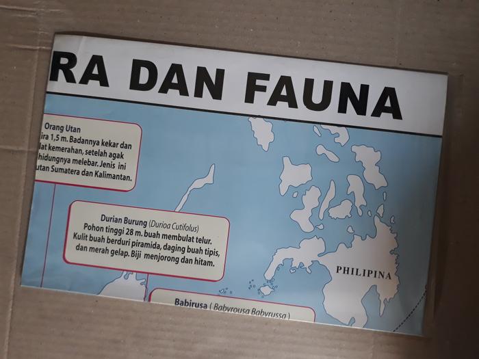 Jual Peta Sebaran Flora Dan Fauna Kota Bandung Menara Media Tokopedia