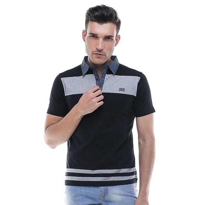 Gambar LGS - Slim Fit - Kaos Polo - Fashion - Hitam - Hitam, S dari LGSgeneration undefined Tokopedia