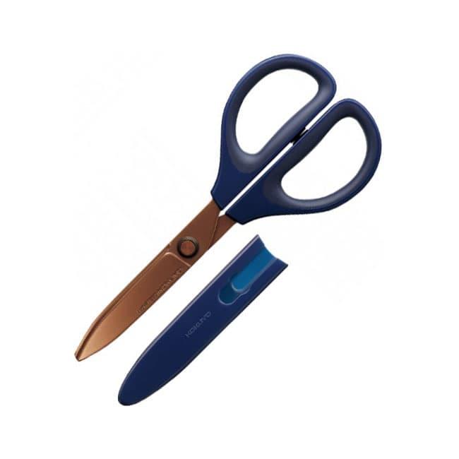 Gambar KOKUYO Saxa Titanium Glueless Blade 3D Scissors - Dark Blue dari dreamshop.jkt undefined Tokopedia