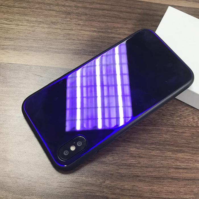Gambar Iphone X Blueray 9H Tempered glass phone case dari Importking undefined Tokopedia