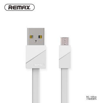 Gambar Remax Blade Kabel Micro USB - RC-105m - Putih dari Protech Solution_NEW undefined Tokopedia