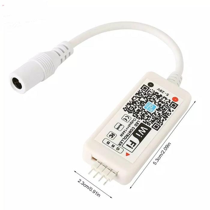Gambar ⚁⚃DC5V-28V Mini Wi-Fi RGB LED Controller by Smartphone dari INNOVTRONIC undefined Tokopedia