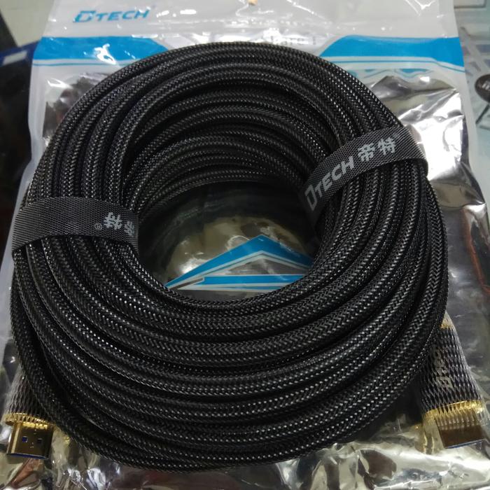 Jual KABEL HDMI TO HDMI 10M VERSI MERK DTECH Kota Tangerang