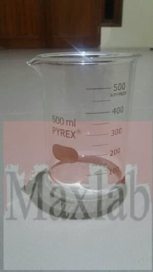 Gambar Gelas Kimia (Beaker Glass), 500 ml, Pyrex dari Maxlab undefined Tokopedia