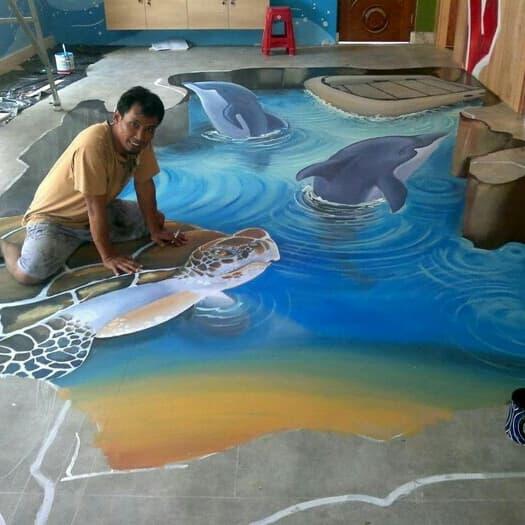 Jual Walpaper Lantai 3d Cat Epoxy Lantai Jakarta Barat Jasa Epoxy Tokopedia