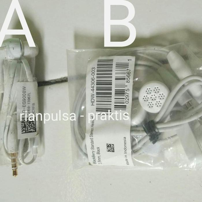 Jual Earphone Hansfree Headset Cabutan kwalitas Asli Samsung BB