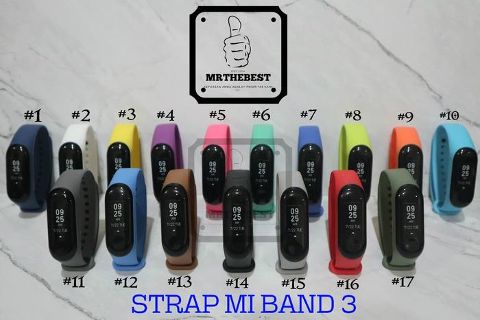 Jual STRAP XIAOMI MI BAND MI BAND3 MIBAND3 TALI SPORT OLED
