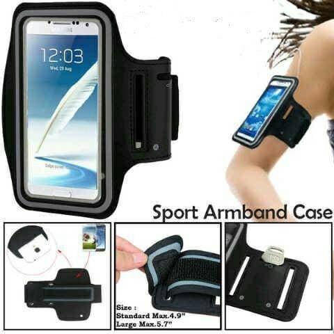 Gambar Universal Sports Armband Case / Arm Band ukuran M Aksesoris HP - Hitam dari BoreShop Official Store undefined Tokopedia