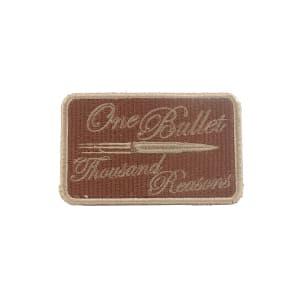 Gambar MOLAY ONE BULLET THOUSAND REASON Patch - COYOTE TAN dari Molay Tactical undefined Tokopedia