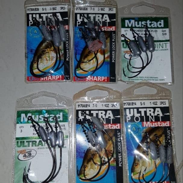 Gambar Mustad power lock plus atau worm hook dengan pemberat dari 7ackleMart undefined Tokopedia